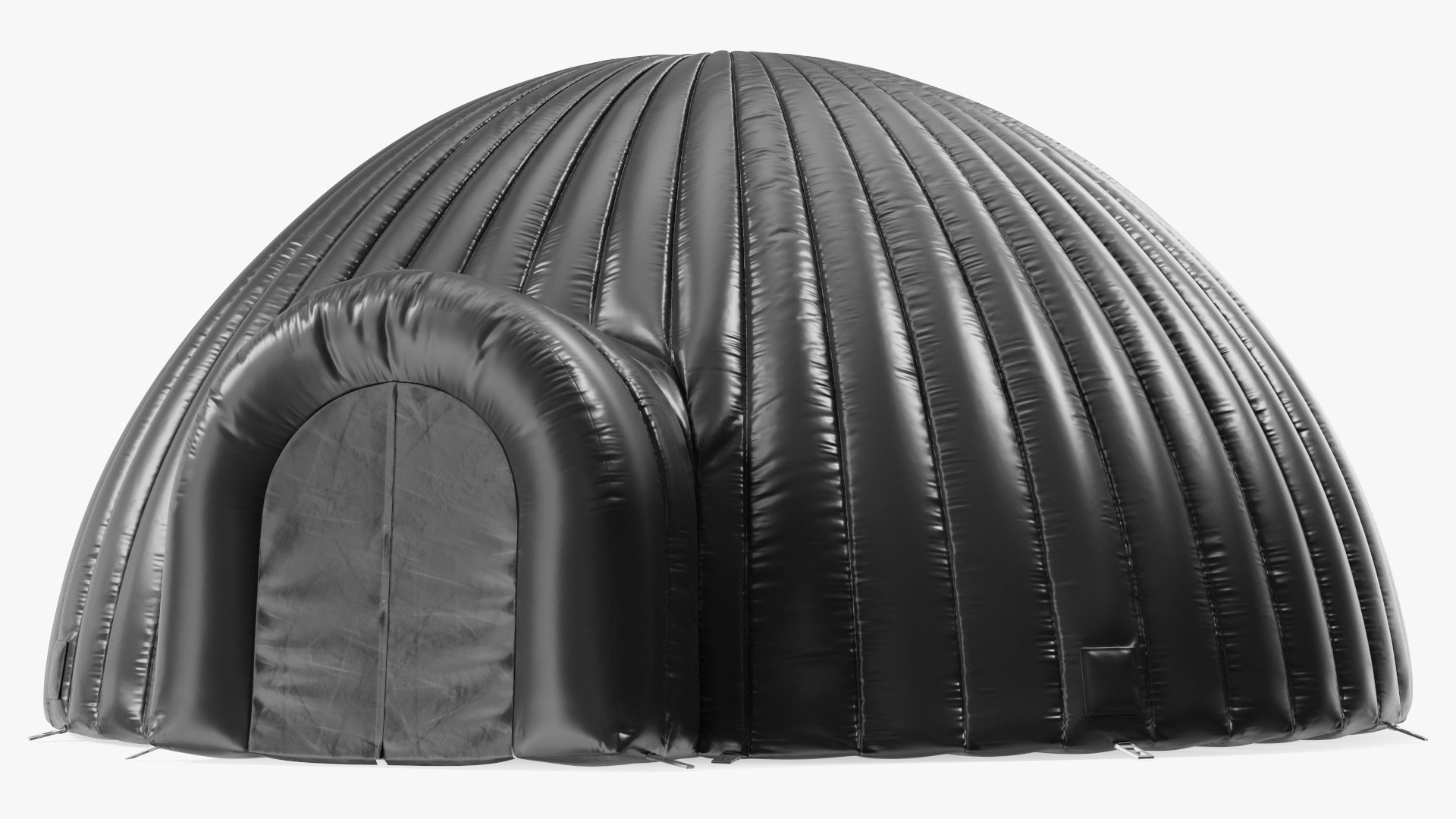 Durable Igloo Dome Tent Black 3D model preview