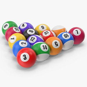 3D Pool And Snooker Balls