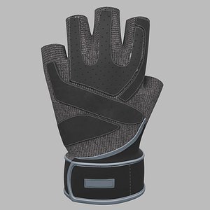 3D Sports Glove model