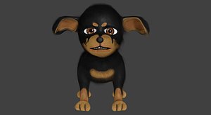 black dog 3d model