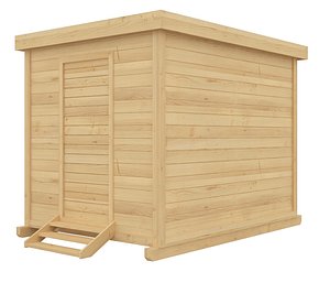 free max model house wooden wood