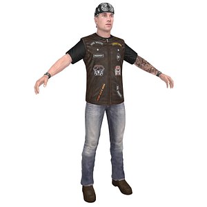 biker 2 3D model