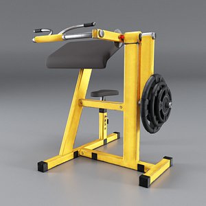 barbell weightlifting 3D model