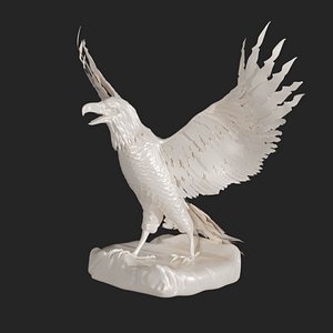 Statue Eagle 3D