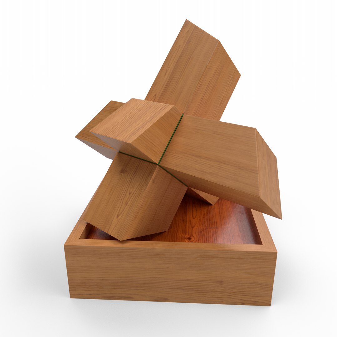 Wood Block Puzzle model - TurboSquid 2172587