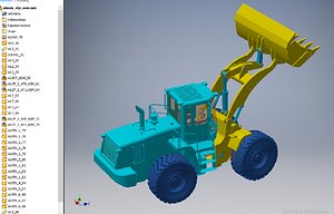 Wheel Loader-doosan-dl300-3d-model
