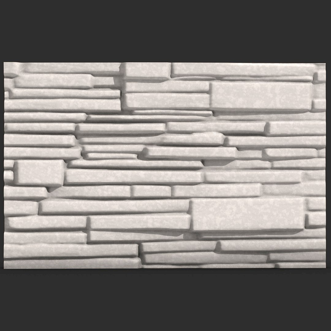 Stone Wall 3D Model TurboSquid 2295405