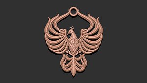 eagle pendant 3D print model model