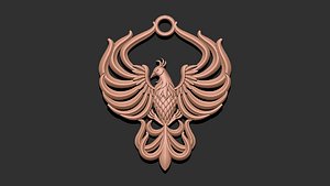 eagle pendant 3D print model