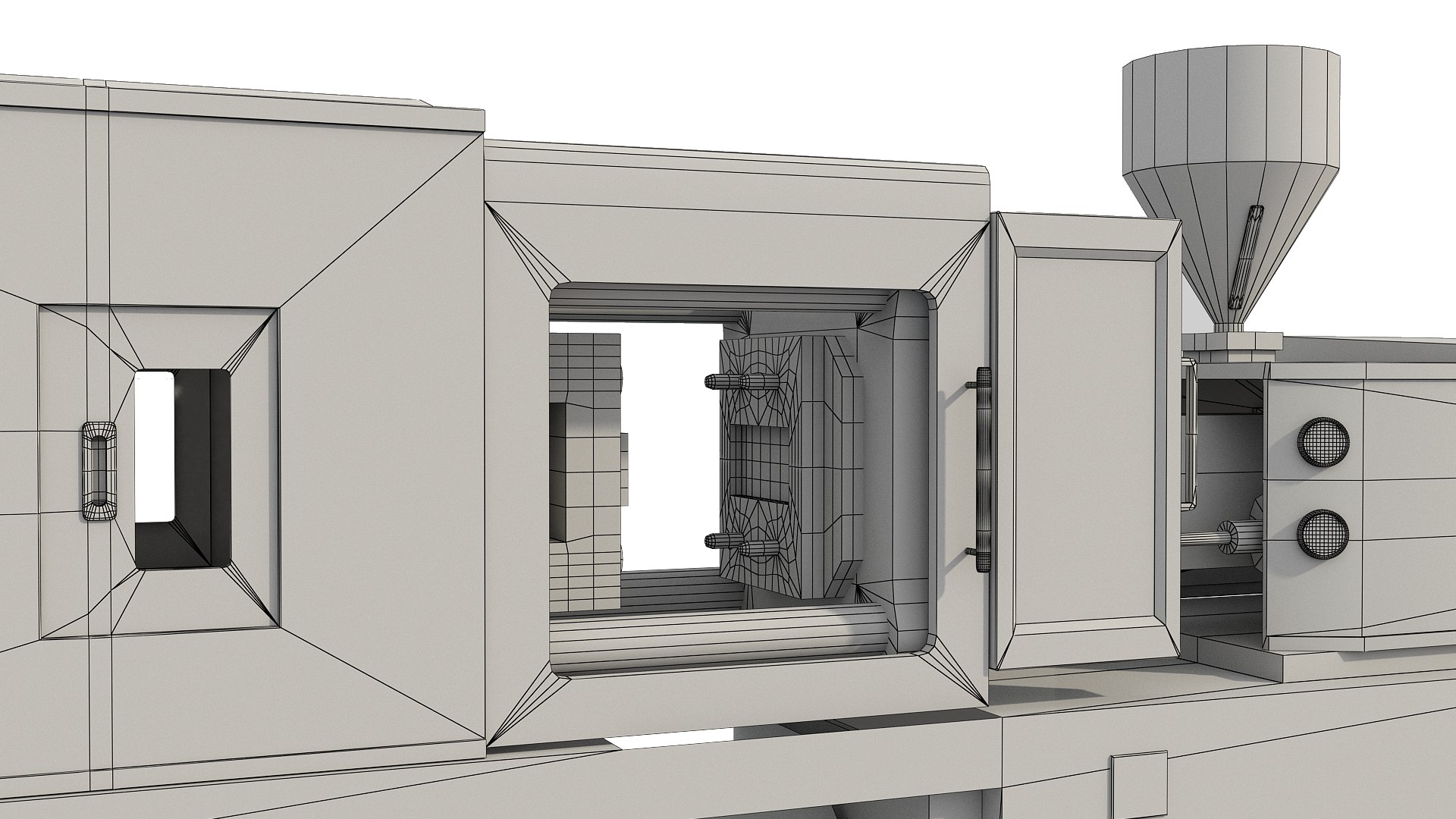 Injection molding machine PD model - TurboSquid 1911082