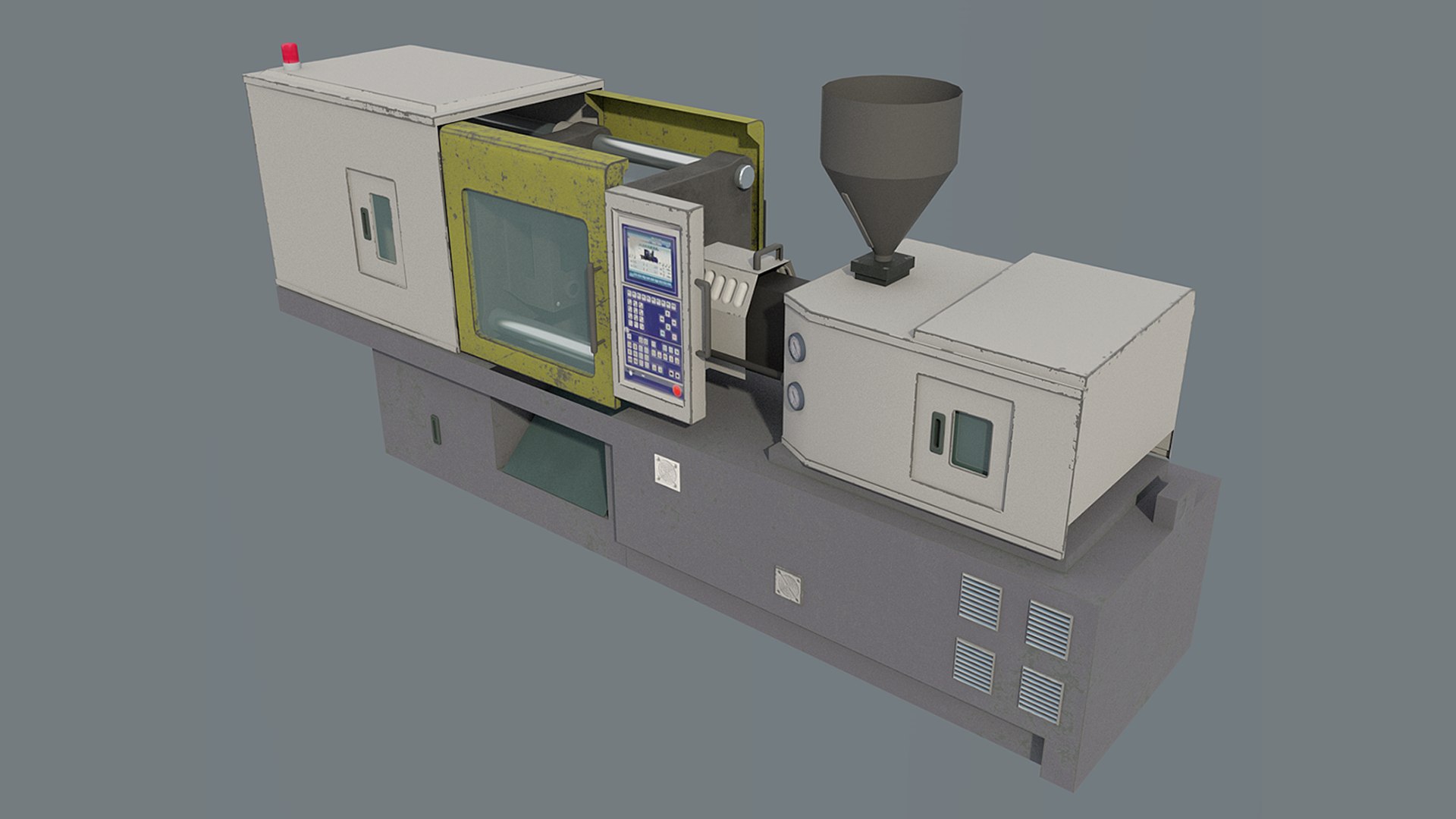 Injection molding machine PD model - TurboSquid 1911082