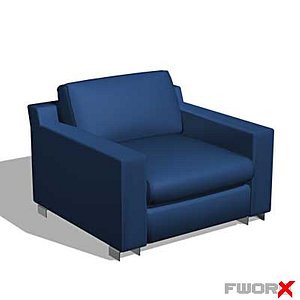 3d model armchair chair