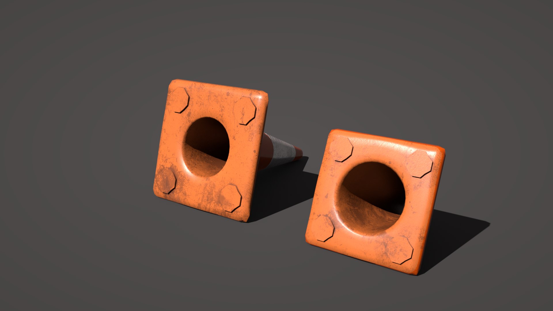 3D Model Traffic Cone Variety Pack - TurboSquid 1991351