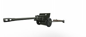 ZIS-3   76MM GUN 3D model