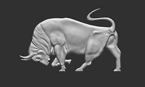 bull bas-relief