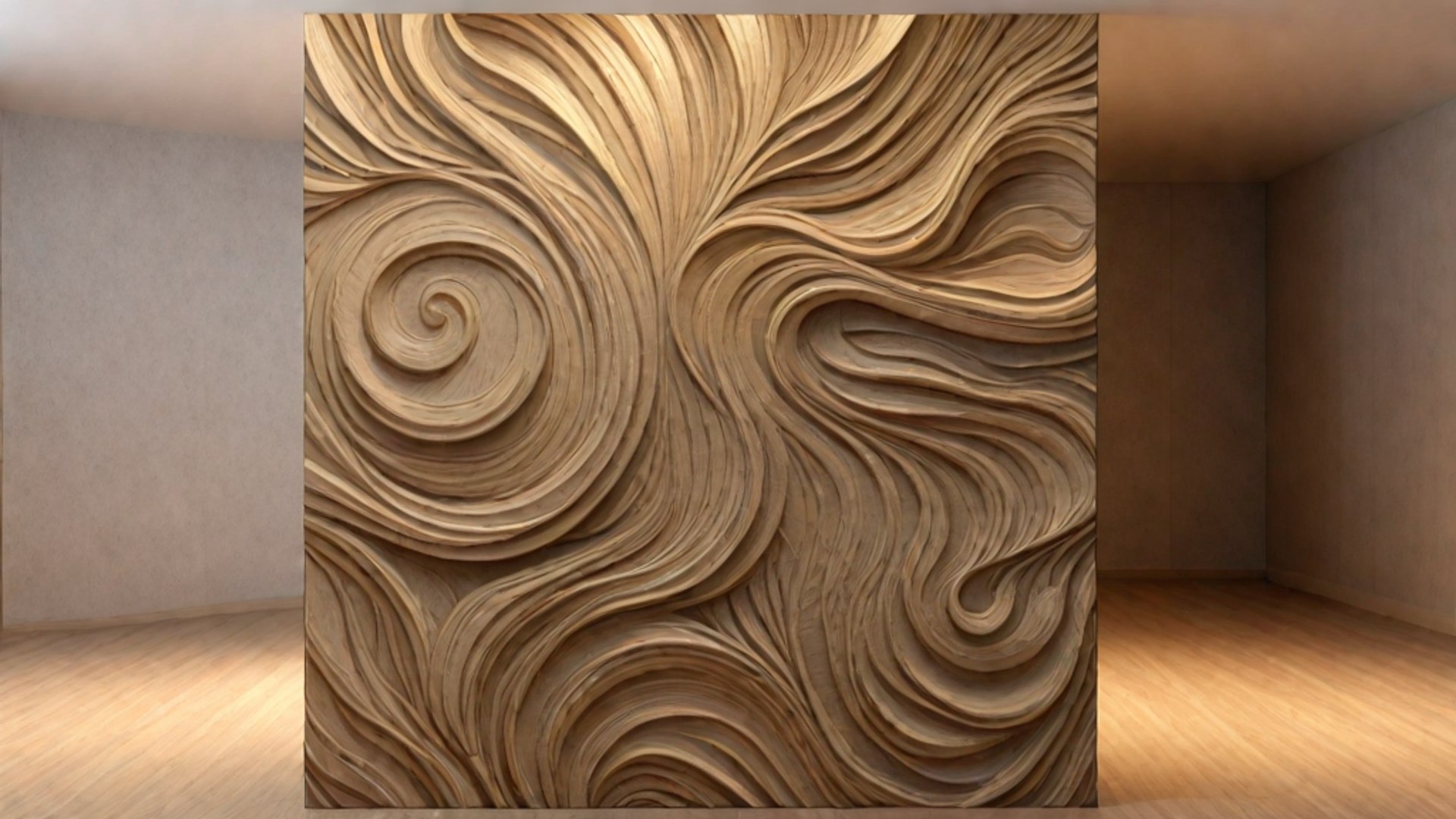 Modern Panel Wall Decor Set Relief Stl Mural CNC 192 3D Model ...