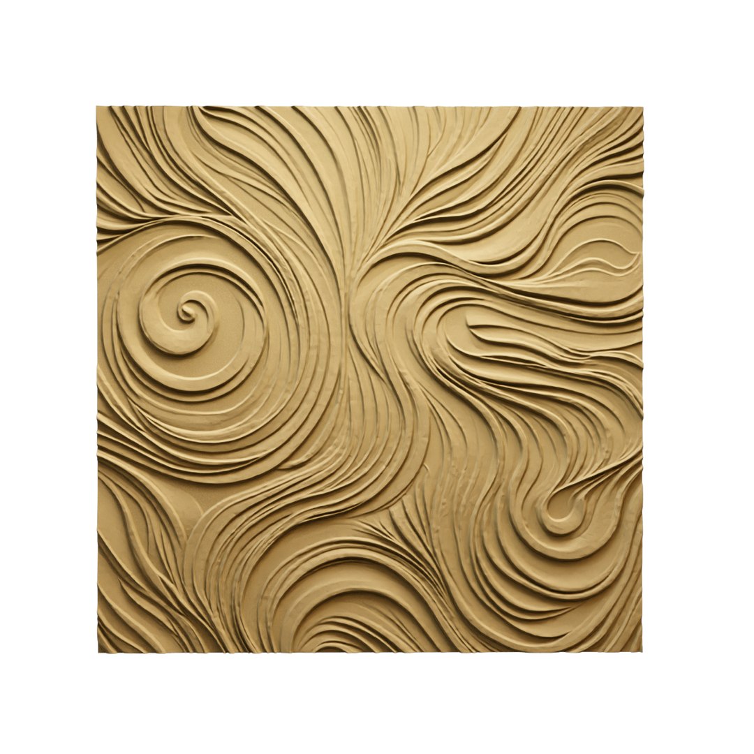 Modern Panel Wall Decor Set Relief Stl Mural CNC 192 3D Model ...