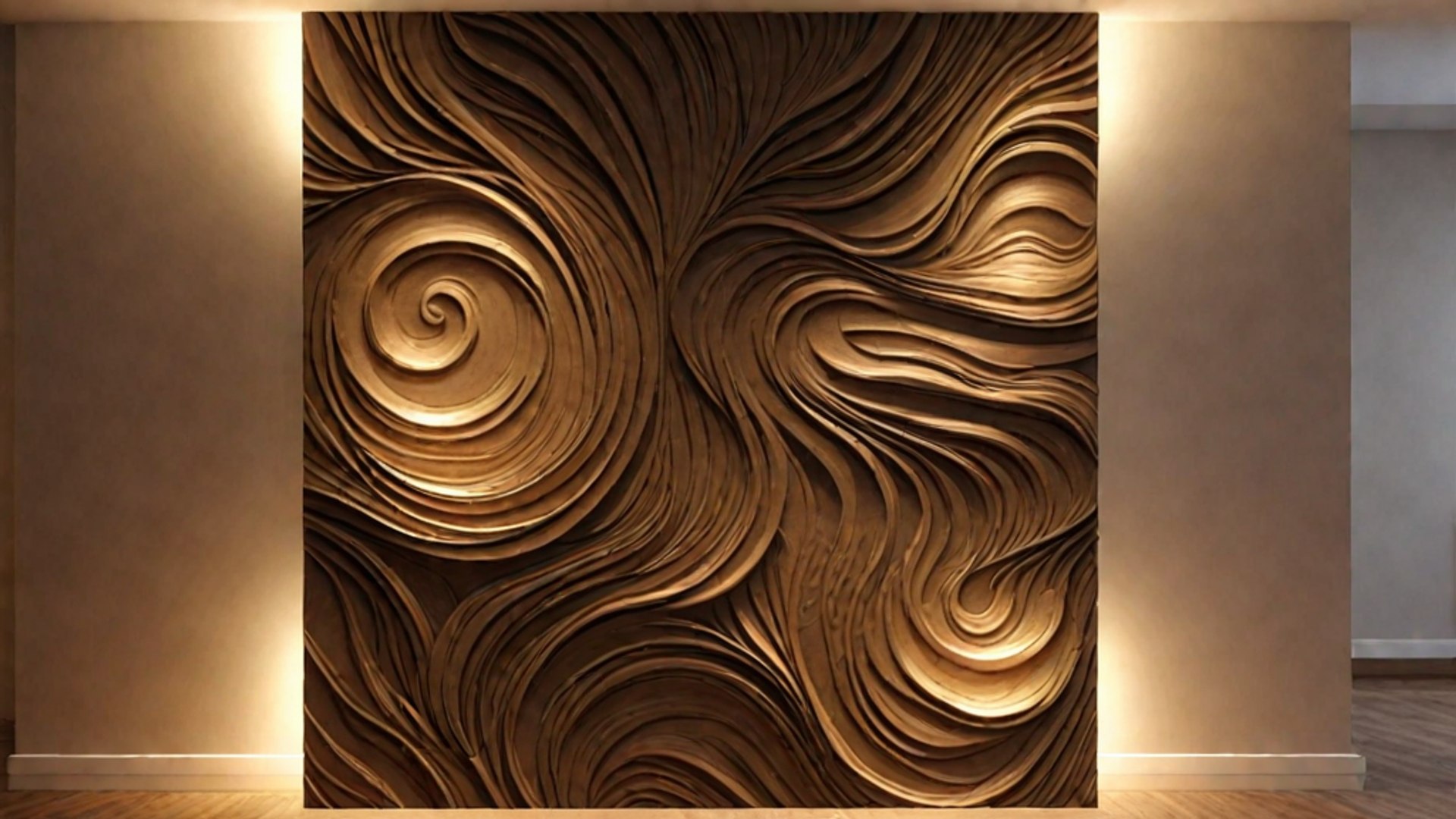 Modern Panel Wall Decor Set Relief Stl Mural CNC 192 3D Model ...