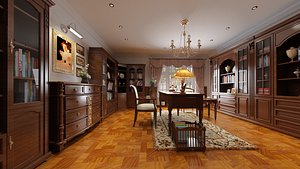 3D Office Interior 01