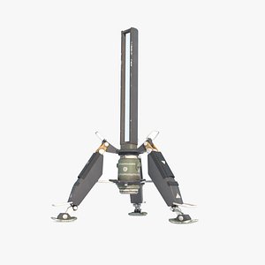 Science fiction style ground light 3D model