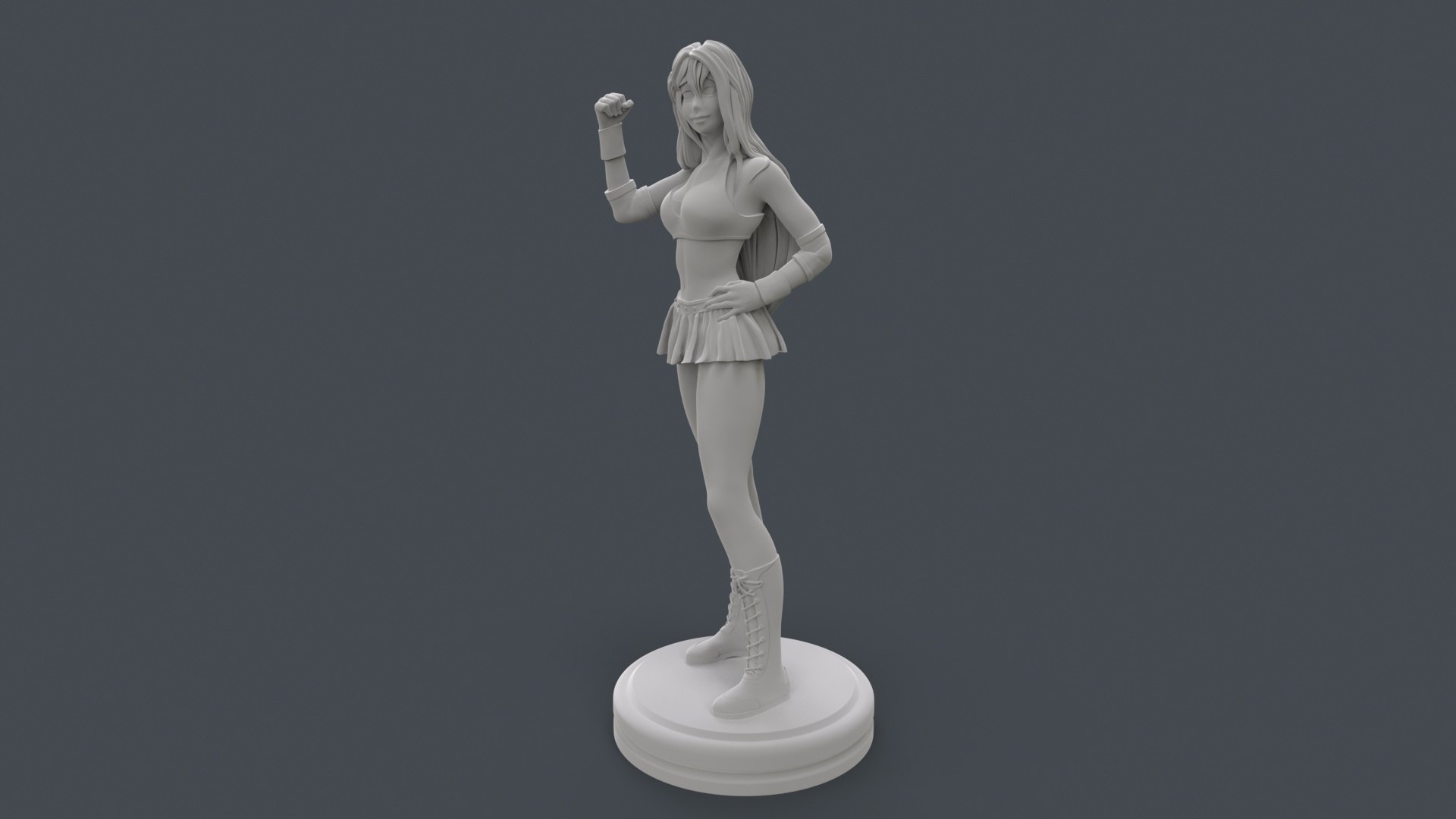 3D Female Professional Wrestlers B 3D Printing Model - TurboSquid 2233169