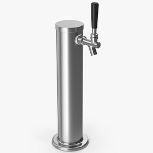 3D Draft Beer Tower model