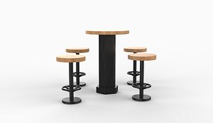 3D model Height Bar Table 01 3D model