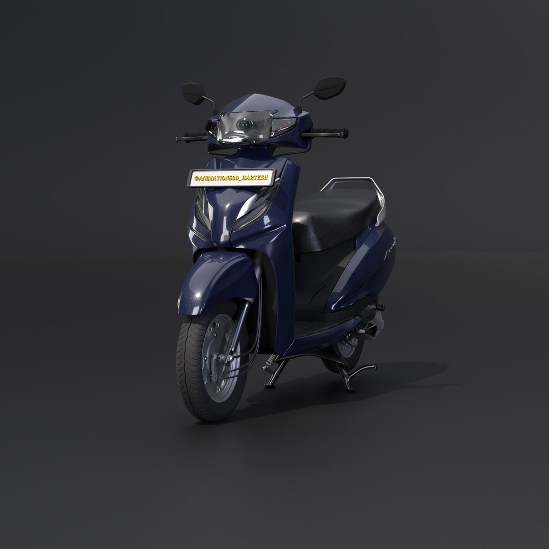 3D Model Honda Activa 6G - TurboSquid 2509869