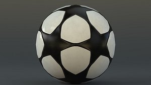 3D model soccer ball