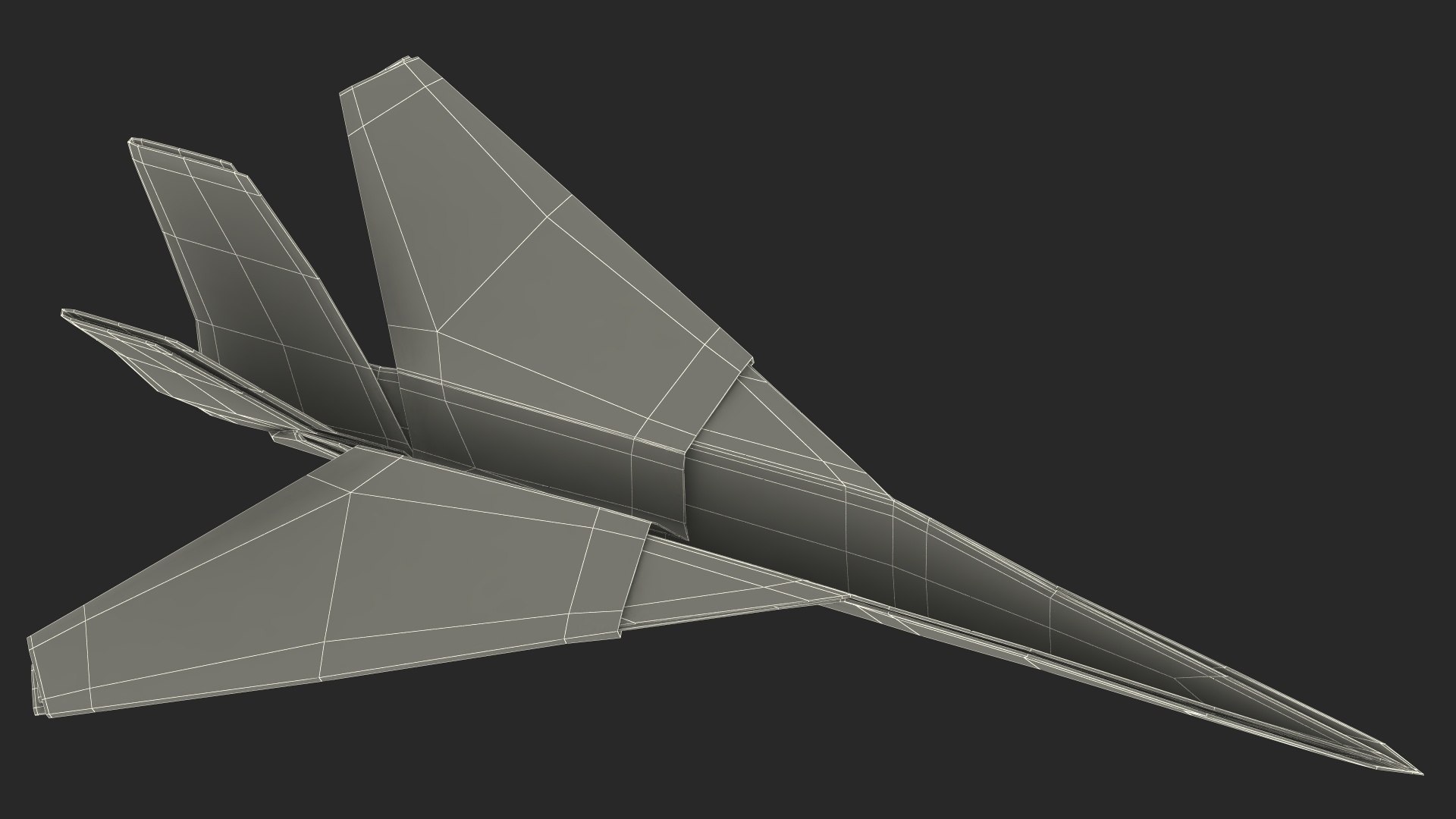 Origami Paper Airplane Model - TurboSquid 2261353