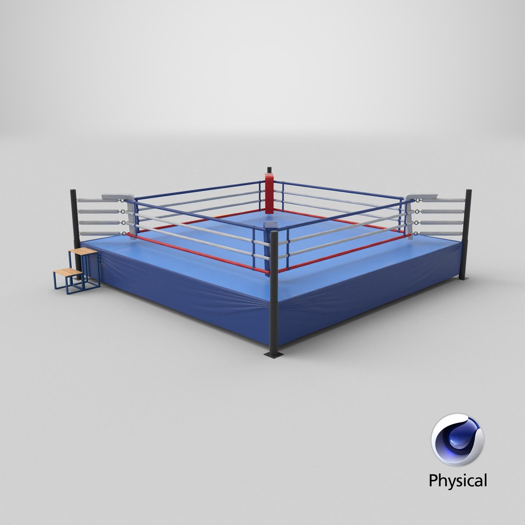 3D Model Detailed Boxing Ring - TurboSquid 2563531