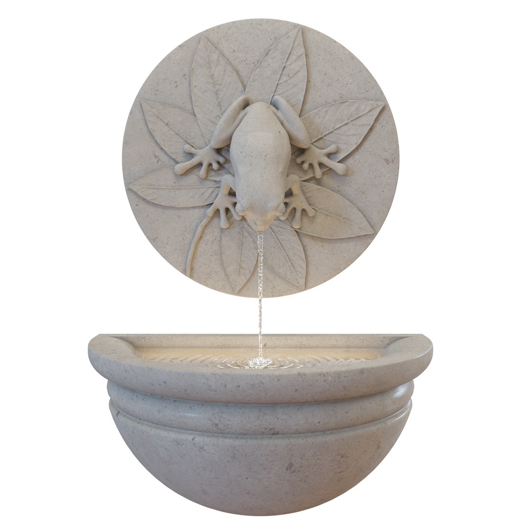 3D Tree Frog Stone Water Feature Fountain model https://p.turbosquid.com/ts-thumb/ok/YS3wub/Ao/02/jpg/1660199059/1920x1080/fit_q87/3f615e817e138be77fa3dd38917f279236d21ee8/02.jpg