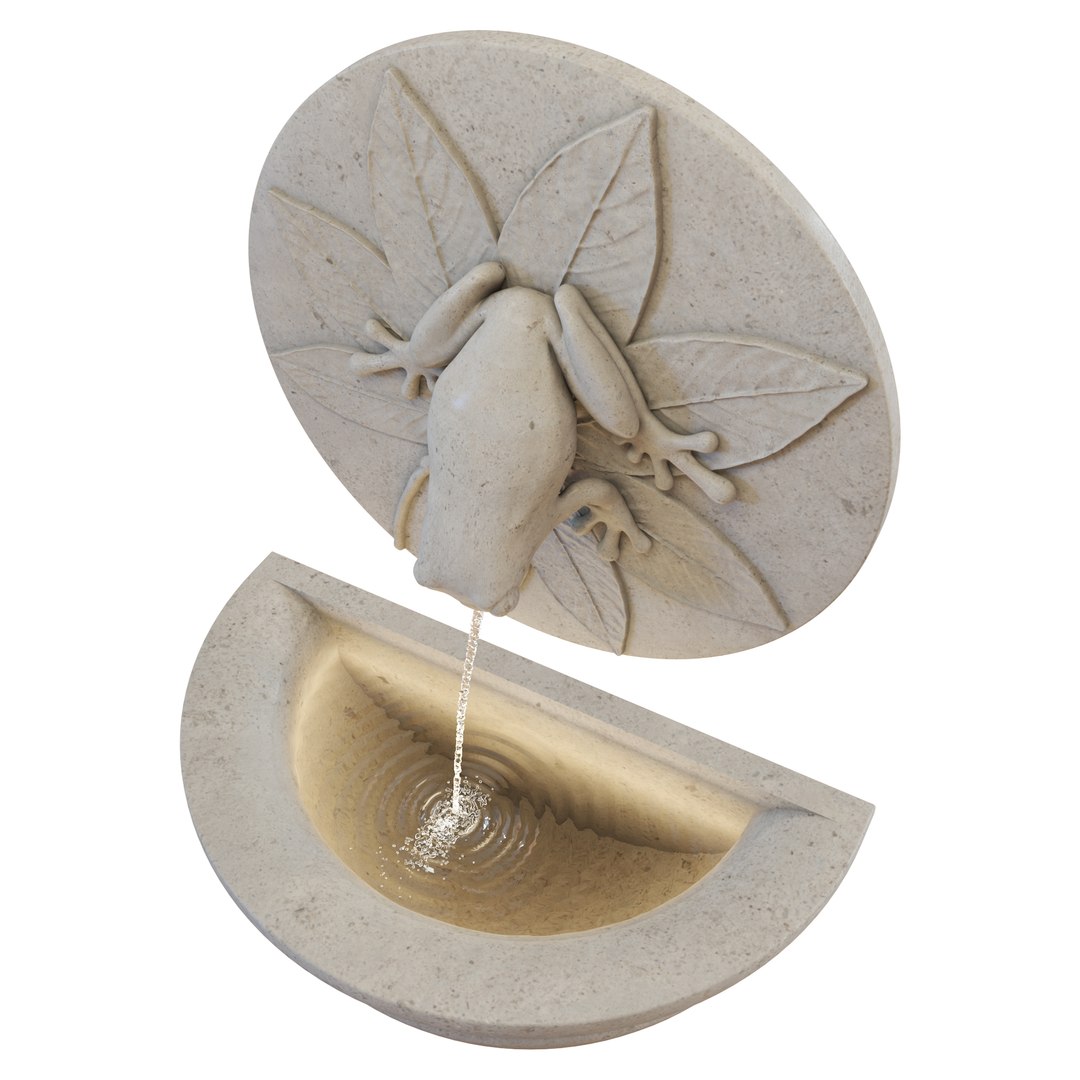 3D Tree Frog Stone Water Feature Fountain model https://p.turbosquid.com/ts-thumb/ok/YS3wub/LX/03/jpg/1660199059/1920x1080/fit_q87/fd3dfb7e0d5e64f24c0ffe4d2de19683a3f73490/03.jpg