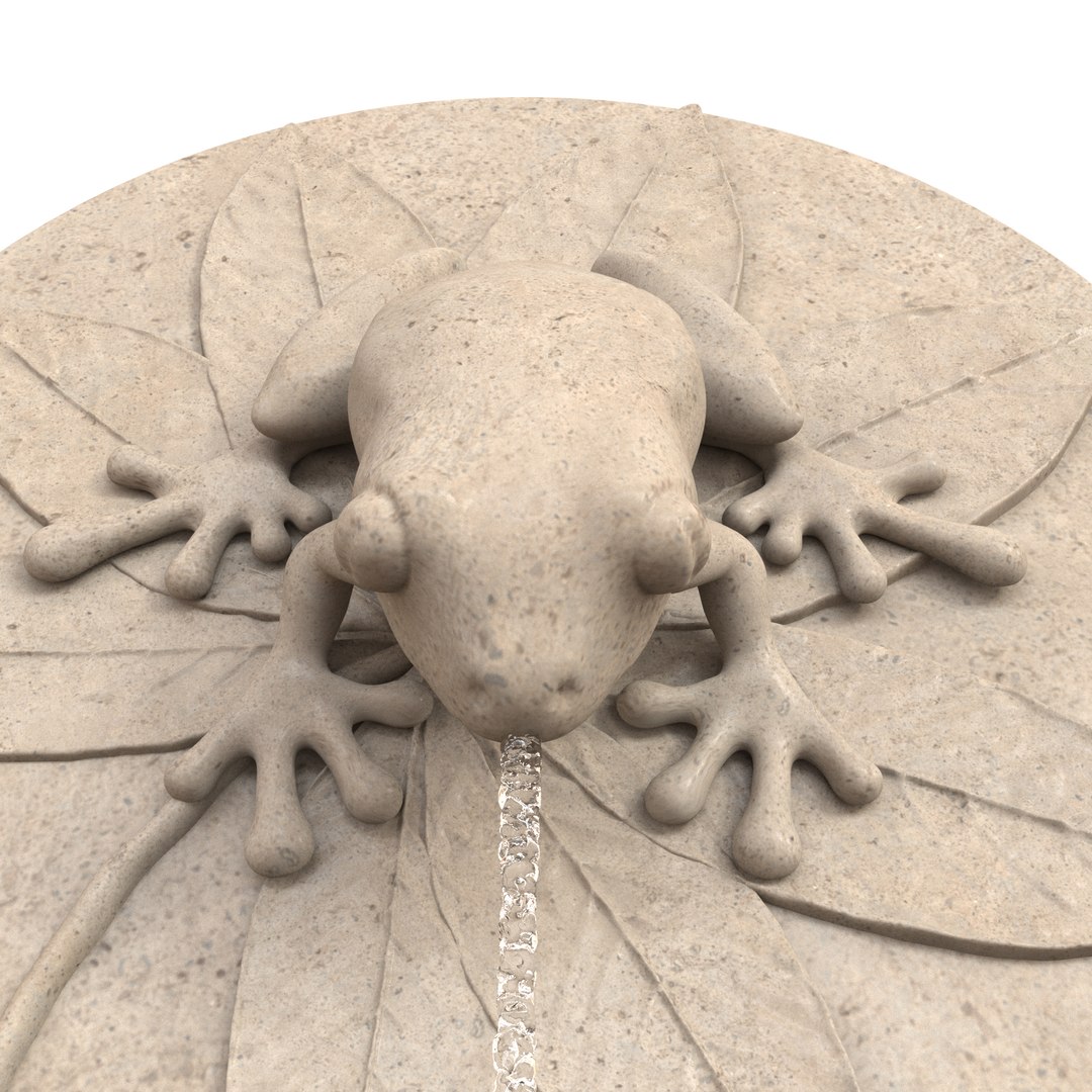 3D Tree Frog Stone Water Feature Fountain model https://p.turbosquid.com/ts-thumb/ok/YS3wub/Lf/04/jpg/1660199070/1920x1080/fit_q87/8f5ab6f83bedda0dc09cbcc5f6e1528451de8746/04.jpg