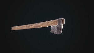 3D model gameready axe