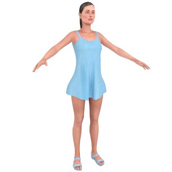 female dress 3D model