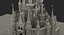 3D disneyland cinderella castle