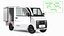 Wuling E10 Mini Truck Grey Color Rigged 3D