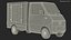 Wuling E10 Mini Truck Grey Color Rigged 3D