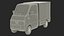 Wuling E10 Mini Truck Grey Color Rigged 3D