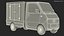 Wuling E10 Mini Truck Grey Color Rigged 3D