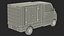 Wuling E10 Mini Truck Grey Color Rigged 3D