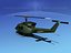 uh1-n bell uh-1n helicopter 3d model