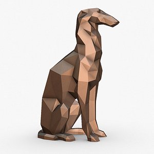 Borzoi model 3D model