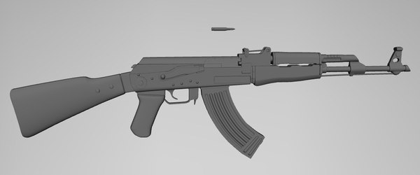 Maya Ak47-Gun Models | TurboSquid