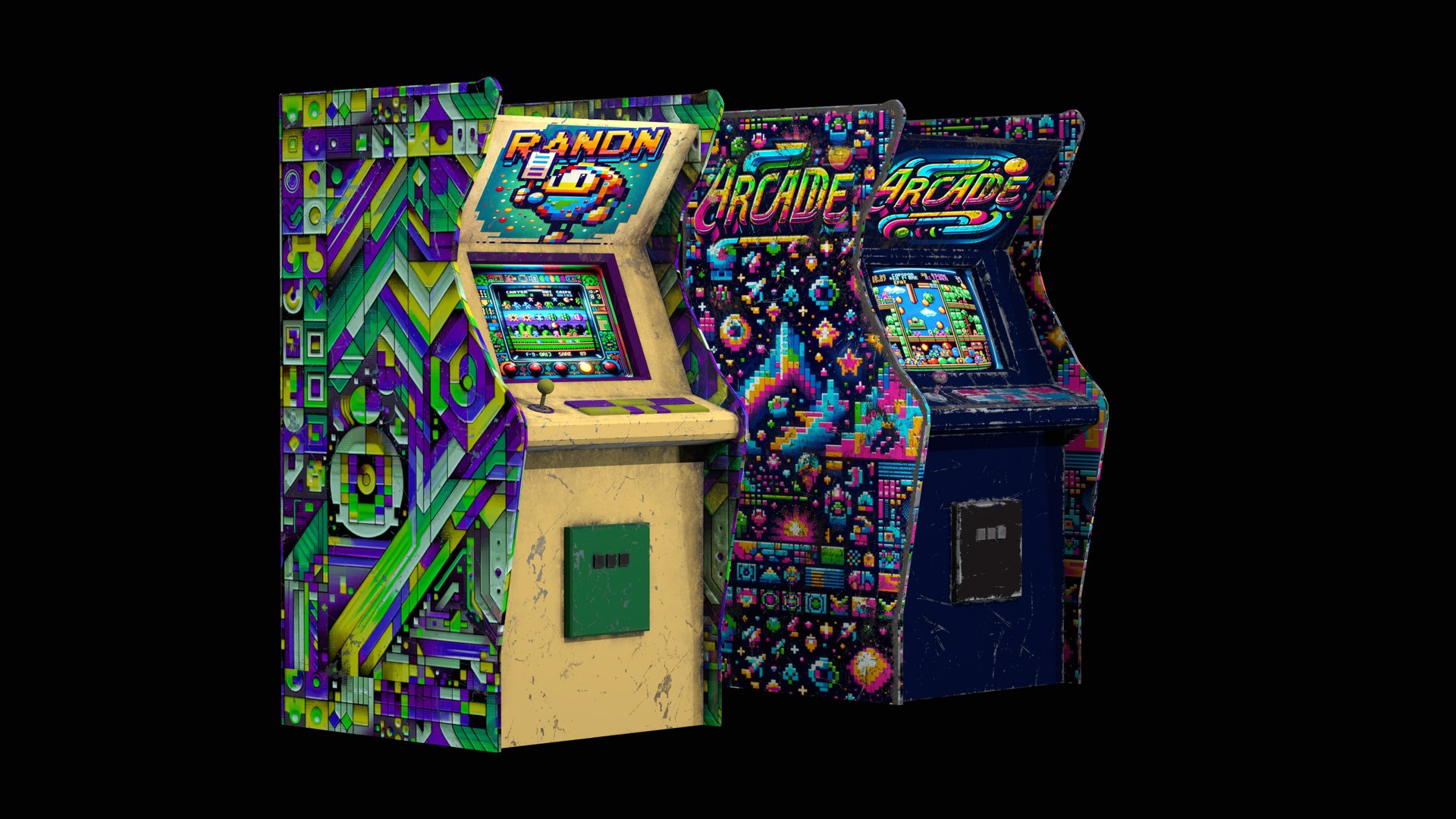 Game Machine 3D Model - TurboSquid 2175368