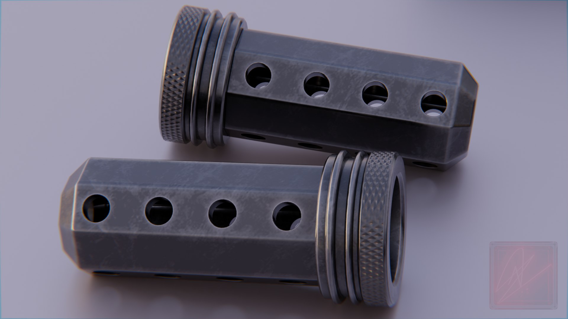Muzzle Collection Model - TurboSquid 1975882