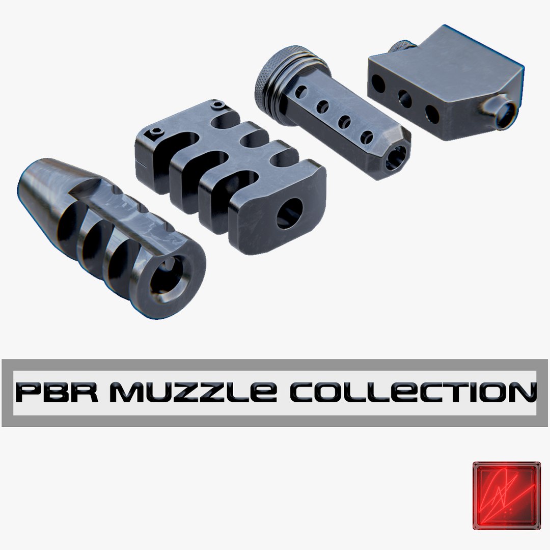 Muzzle Collection Model - TurboSquid 1975882