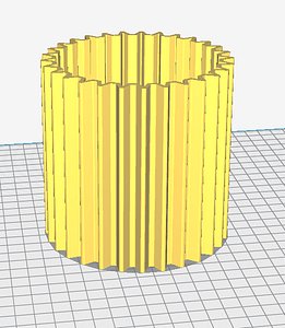 geared vase model