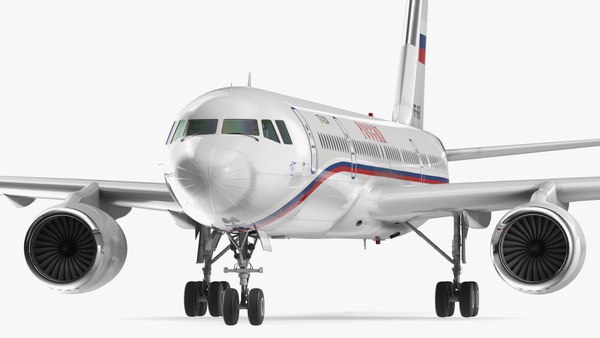 Tupolev Tu-214 러시아 정부 여객기 조작됨 3D 모델 - TurboSquid 1951680